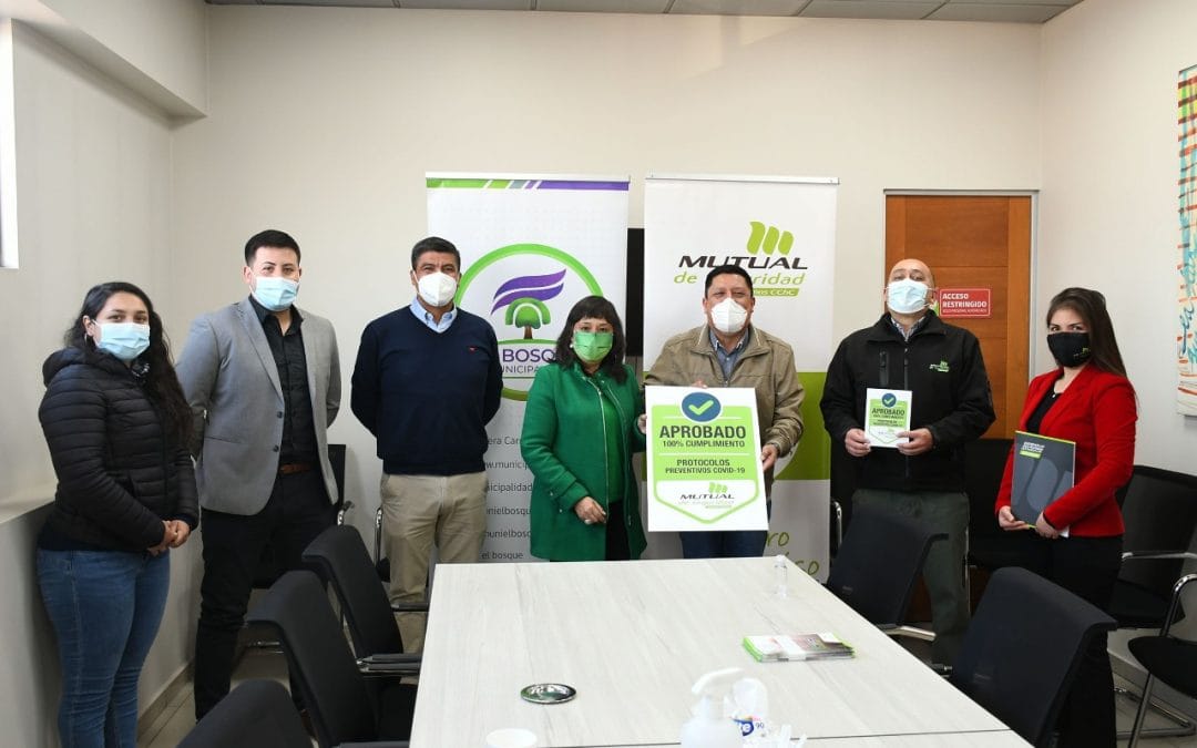 LA MUTUAL DE SEGURIDAD CERTIFICA QUE NUESTRA MUNICIPALIDAD CUMPLE CON UN 100% LAS MEDIDAS DE PROTECCIÓN ANTE EL COVID-19