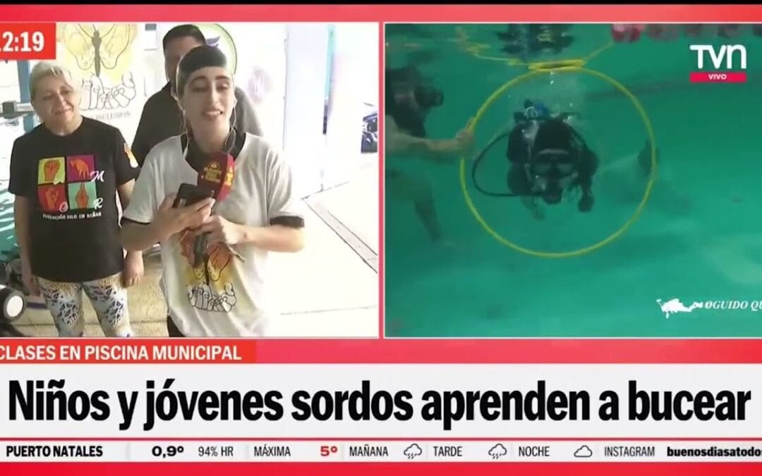 Niñas y niños sordos de El Bosque aprenden a bucear – Buenos Días a Todos
