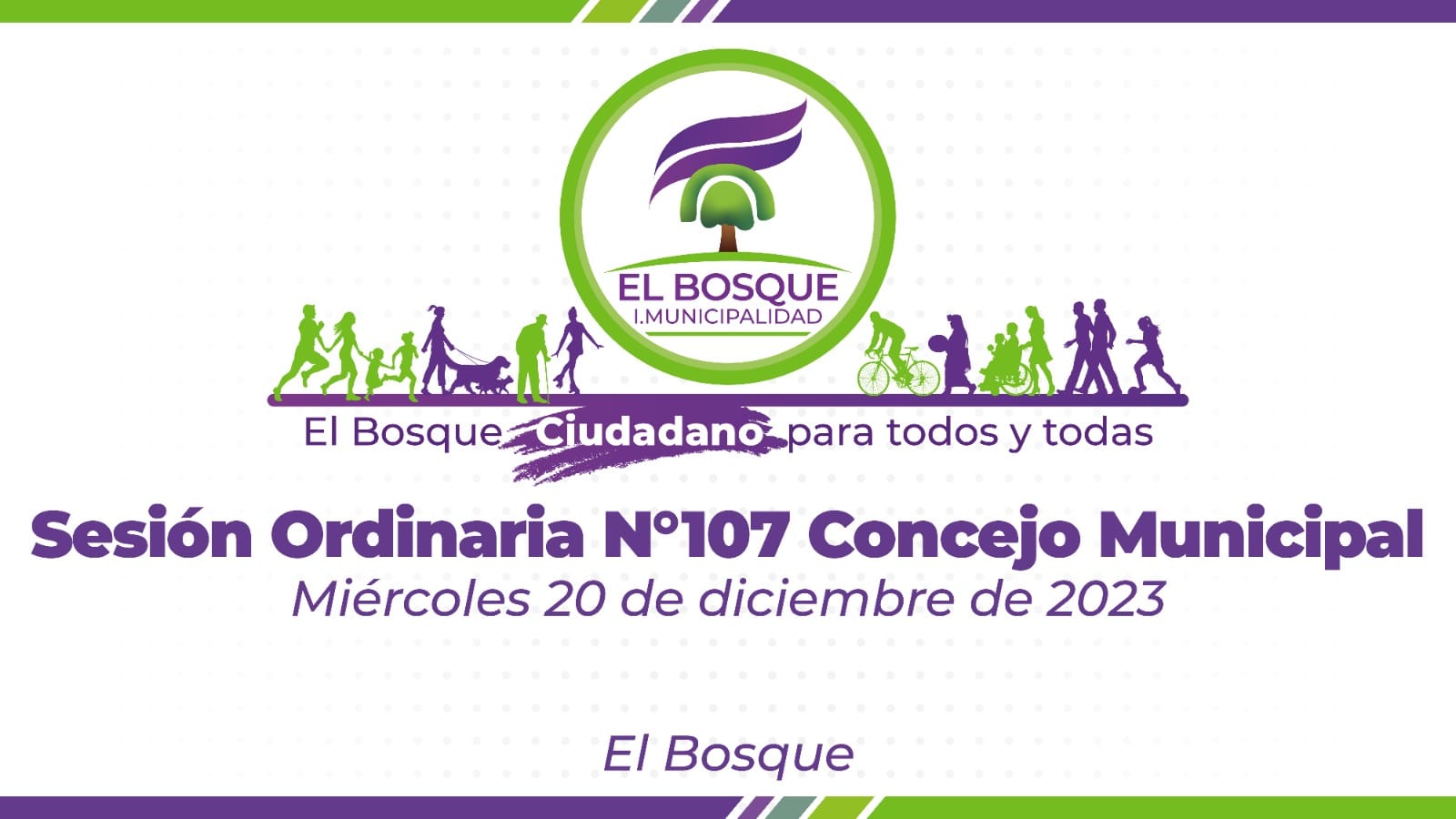 Concejo Municipal de El Bosque – Sesión Ordinaria Nº 107 / Miércoles 20 de diciembre 2023