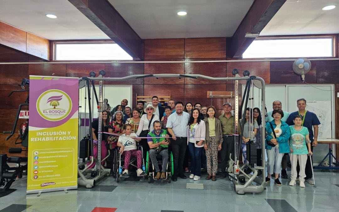 Inauguración nuevas máquinas de ejercicios para personas en situación de discapacidad
