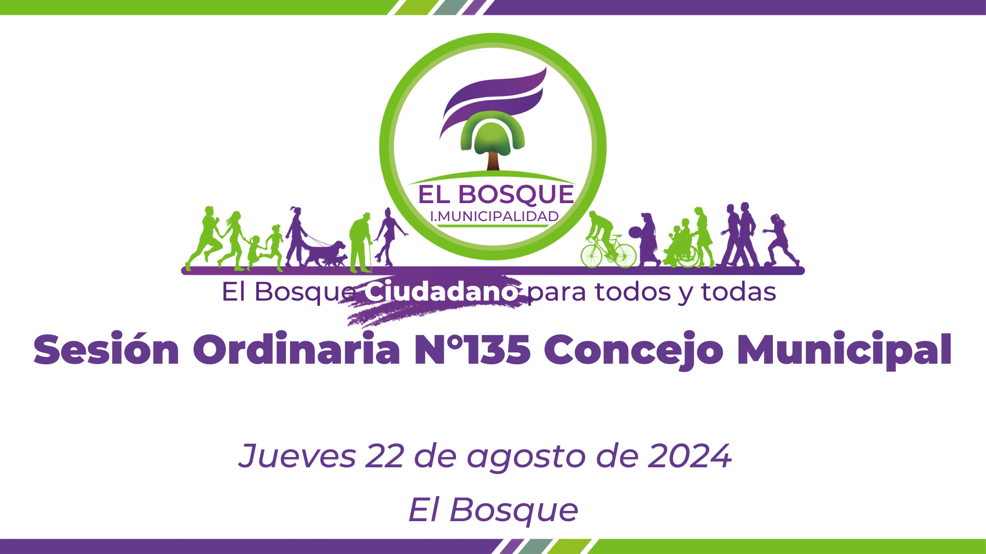 Concejo Municipal de El Bosque – Sesión Ordinaria Nº 135 / Jueves 22 de agosto de 2024
