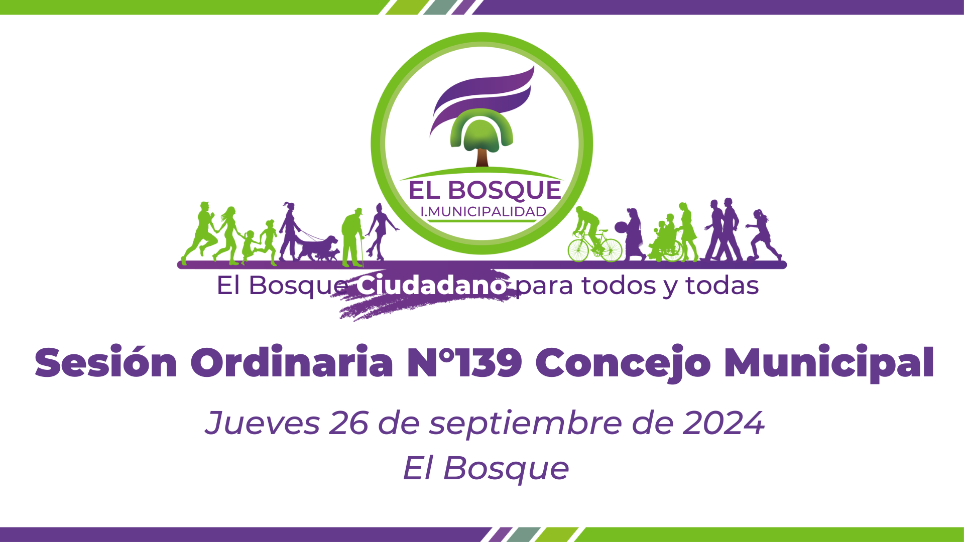 Concejo Municipal de El Bosque – Sesión Ordinaria Nº 139 / Jueves 26 de septiembre de 2024