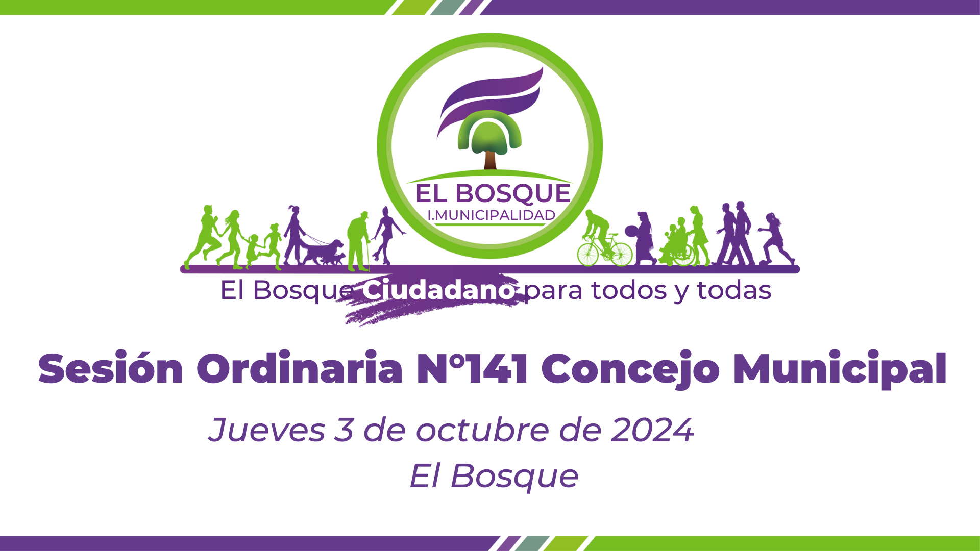 Concejo Municipal de El Bosque – Sesión Ordinaria Nº 141 / Jueves 3 de octubre de 2024