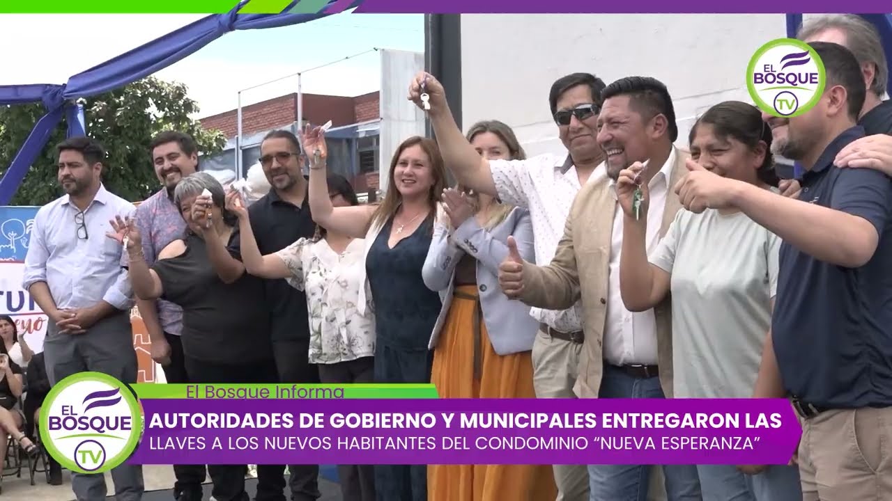 128 FAMILIAS BOSQUINAS ACCEDEN A LA VIVIENDA DEFINITIVA EN LA COMUNA