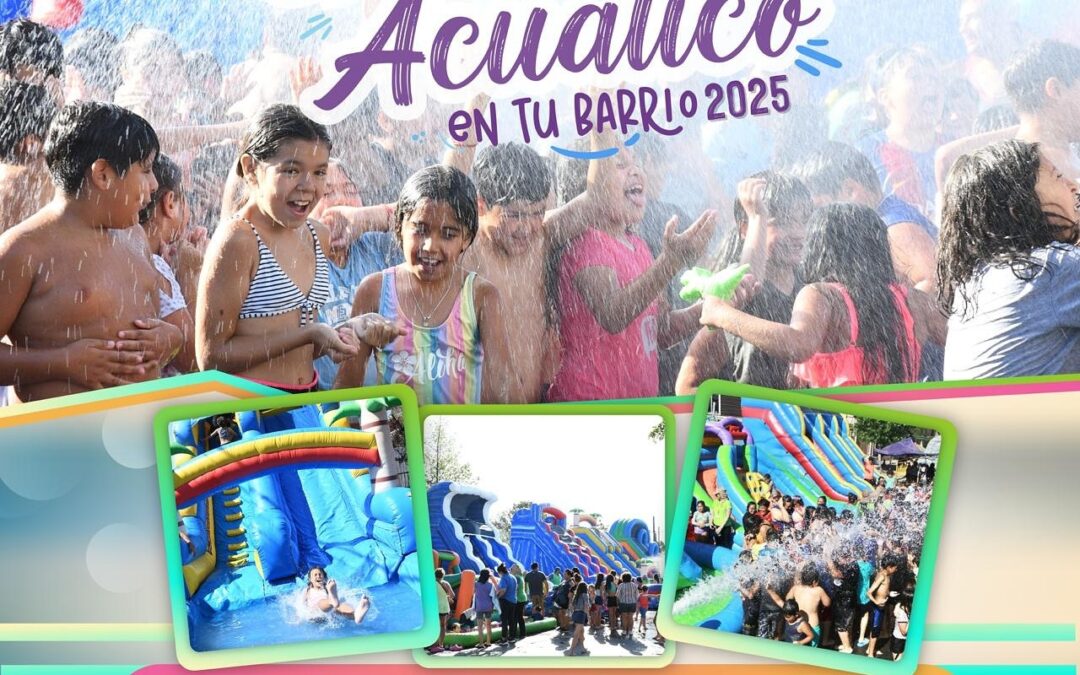 ¡El Bosque se refresca este verano con el Circuito Acuático en tu Barrio!