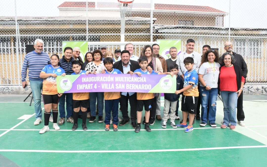 Inauguración de la Multicancha Renovada en Villa San Bernardo – Empart IV