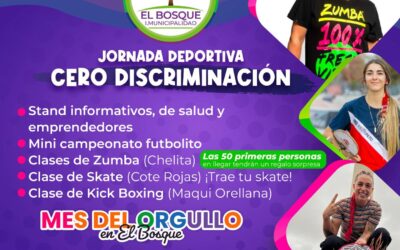 🟢 MES DEL ORGULLO: JORNADA DEPORTIVA CERO DISCRIMINACIÓN