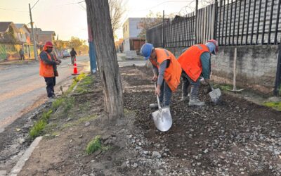 SE INICIA LA REPOSICIÓN DE VEREDAS EN POBLACIÓN ÓSCAR BONILLA Y EN VILLA EL ESFUERZO
