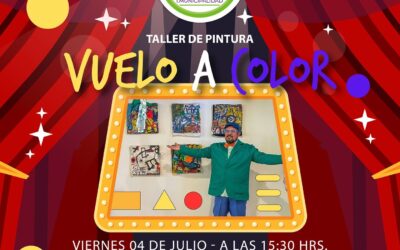 🟢 ¡Vuela tu creatividad con el Taller de Pintura «Vuelo a Color»! 👩🏻‍🎨🎨