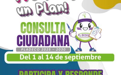 ¡VEN, HAGAMOS UN PLAN! PARTICIPA Y RESPONDE LA CONSULTA CIUDADANA DEL PLADECO (2025-2030)