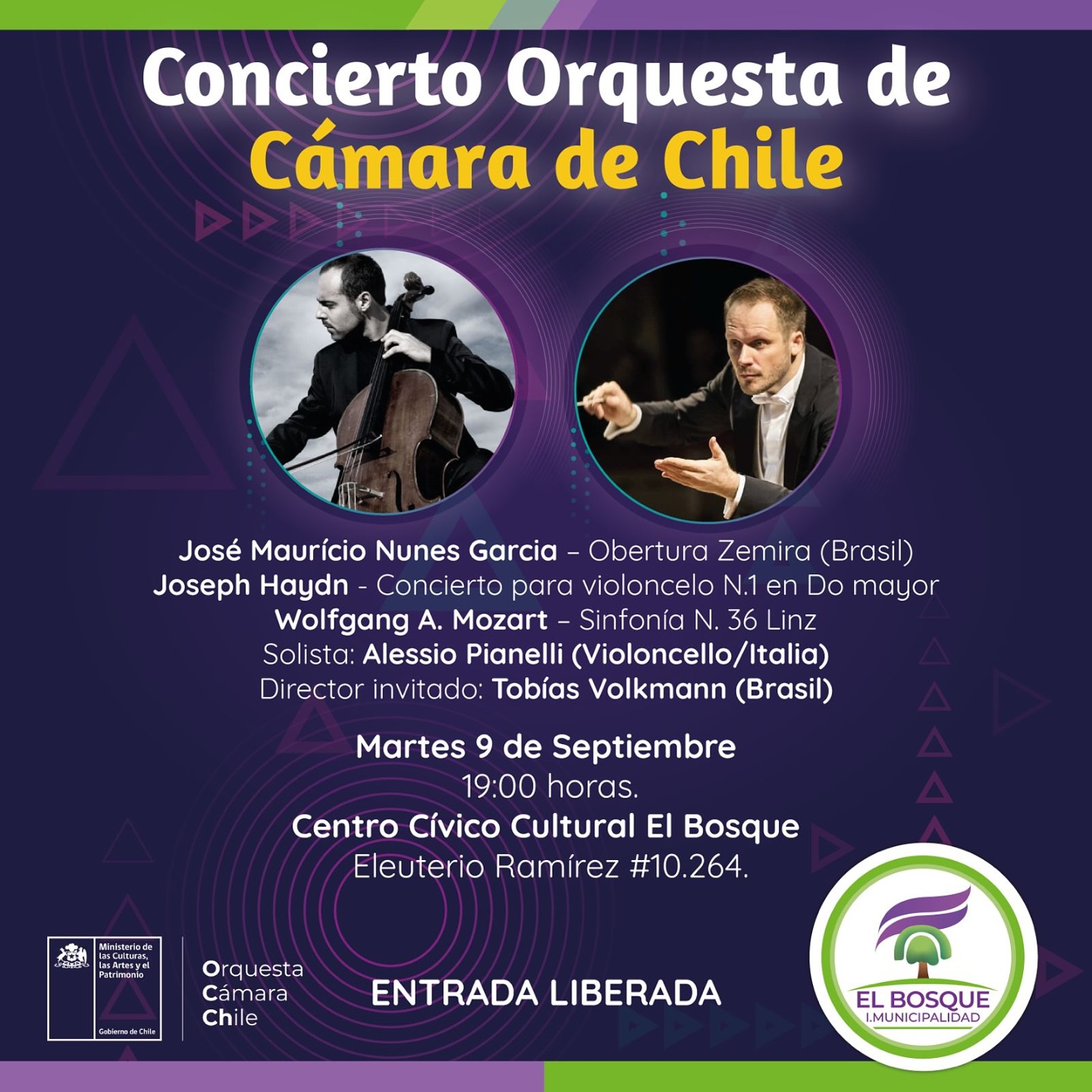 Concierto de la Orquesta de Cámara de Chile – Una noche de música para toda la comunidad