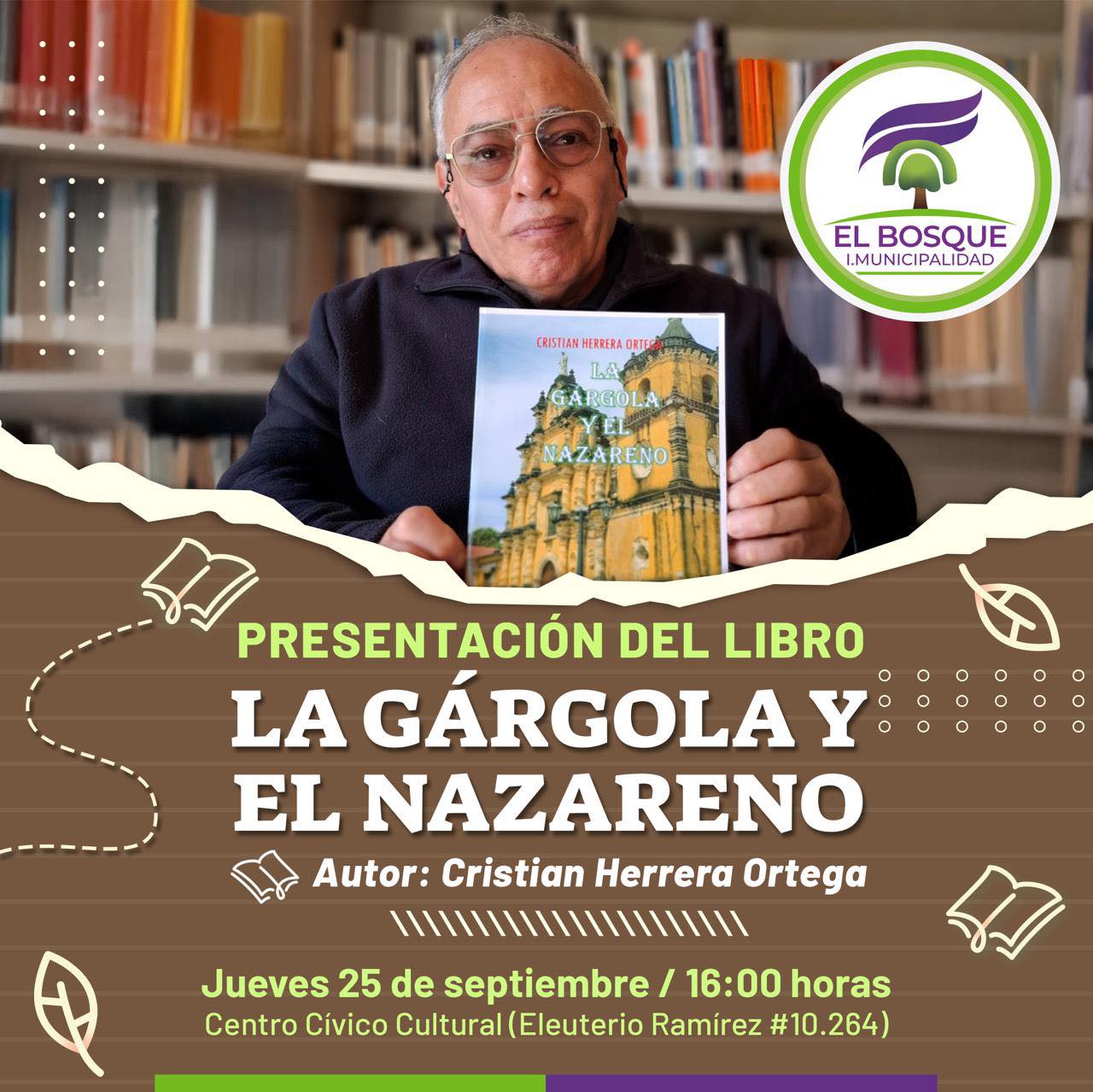 ¡TE INVITAMOS! PRESENTACIÓN DEL LIBRO “LA GÁRGOLA Y EL NAZARENO”