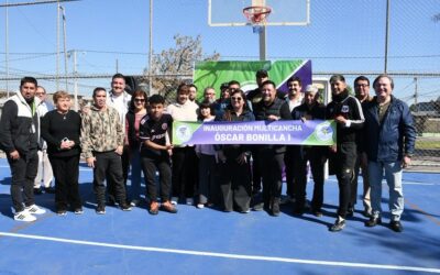 Inauguramos la renovada multicancha Óscar Bonilla I junto a la comunidad