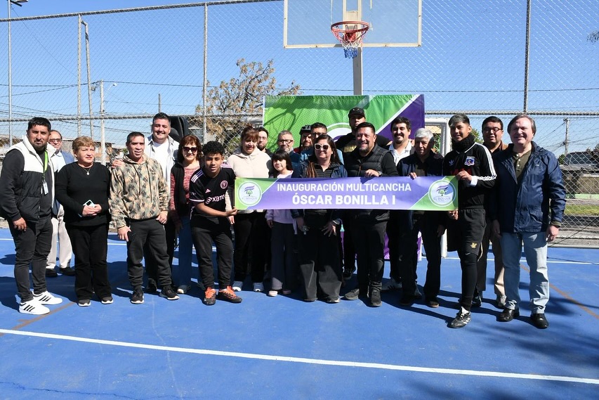 Inauguramos la renovada multicancha Óscar Bonilla I junto a la comunidad