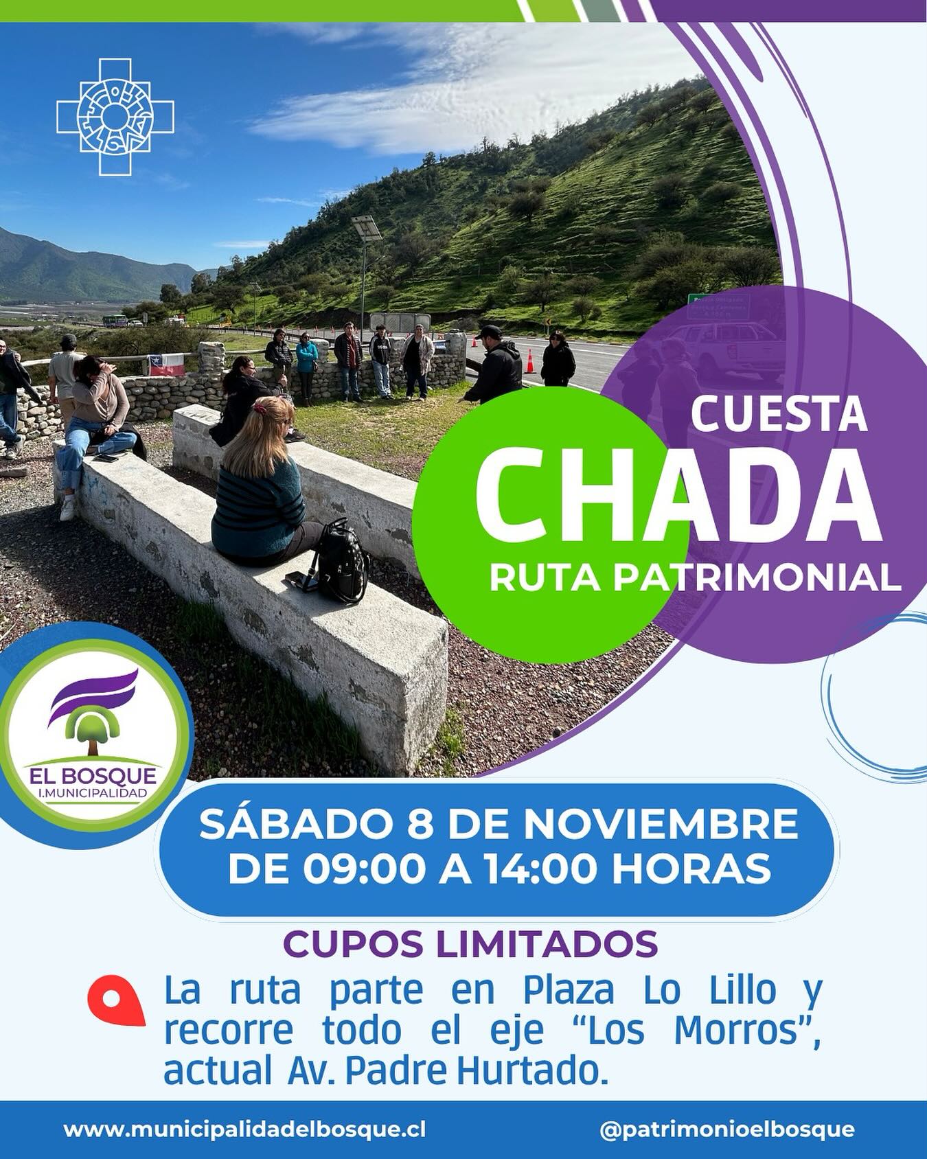 🚍 ¡Descubre la Ruta Patrimonial: Eje Los Morros – Cuesta Chada! 🏞️