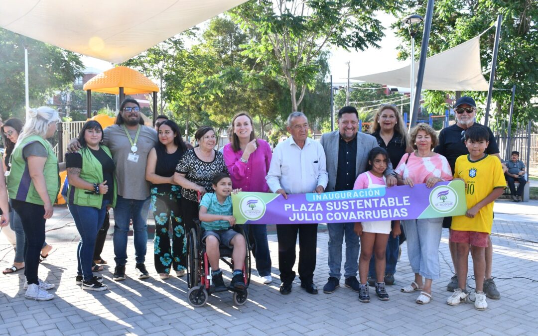 ¡Ya está lista la nueva Plaza Sustentable Julio Covarrubias! Un hito de participación y cuidado del entorno