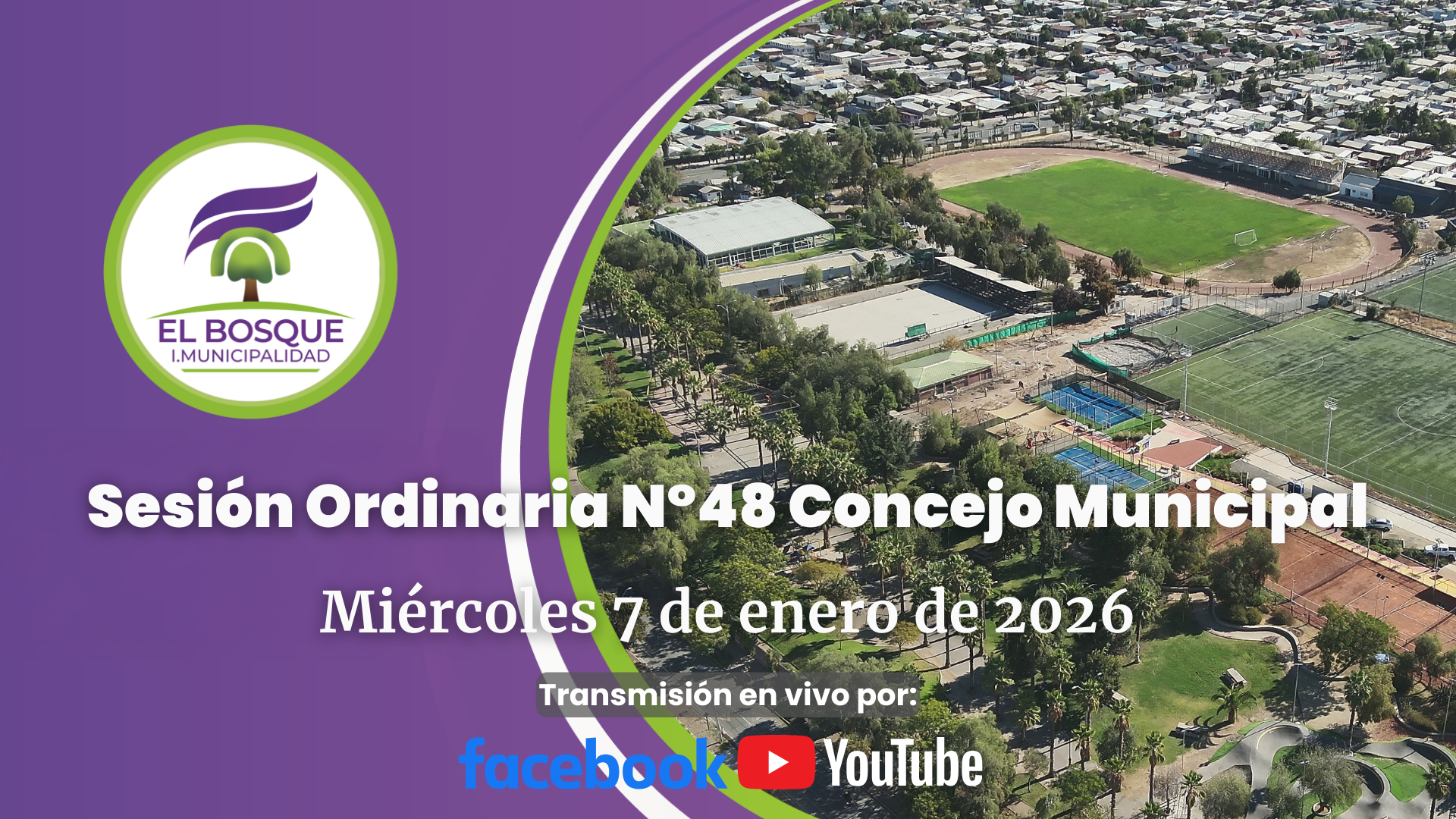 Concejo Municipal de El Bosque – Sesión Ordinaria Nº 48 / Miércoles 07 de enero de 2026