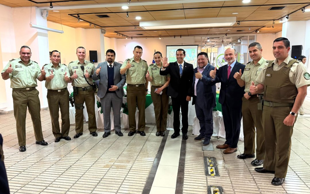 Reunión de seguridad STOP Carabineros con autoridades de El Bosque y zona sur para la prevención del delito.
