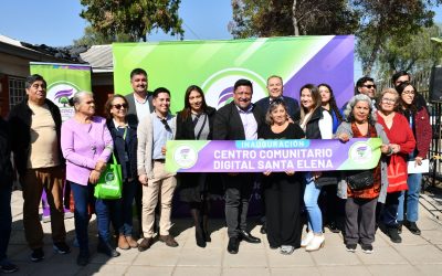 Municipio inaugura el nuevo Centro Comunitario Digital Santa Elena: Tecnología al servicio del barrio