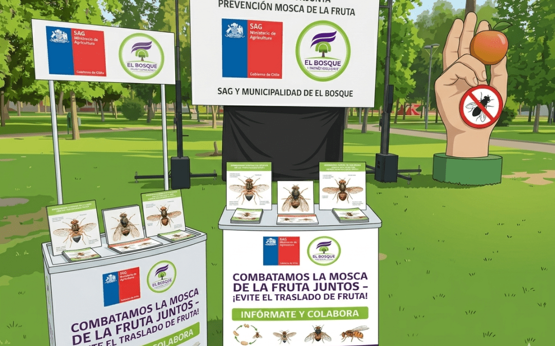 🚨 ¡Se activó la campaña de erradicación de la mosca de la fruta en El Bosque!