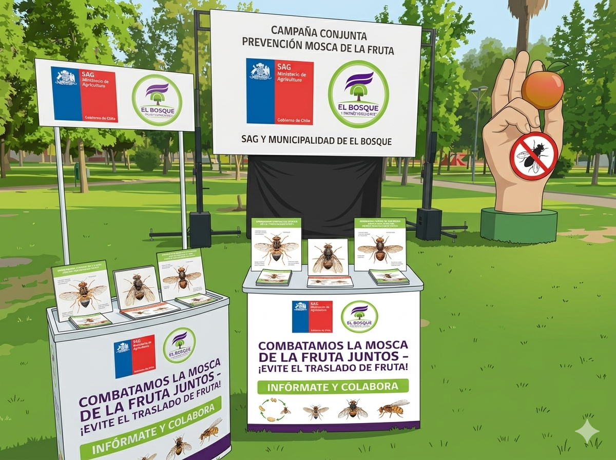 🚨 ¡Se activó la campaña de erradicación de la mosca de la fruta en El Bosque!