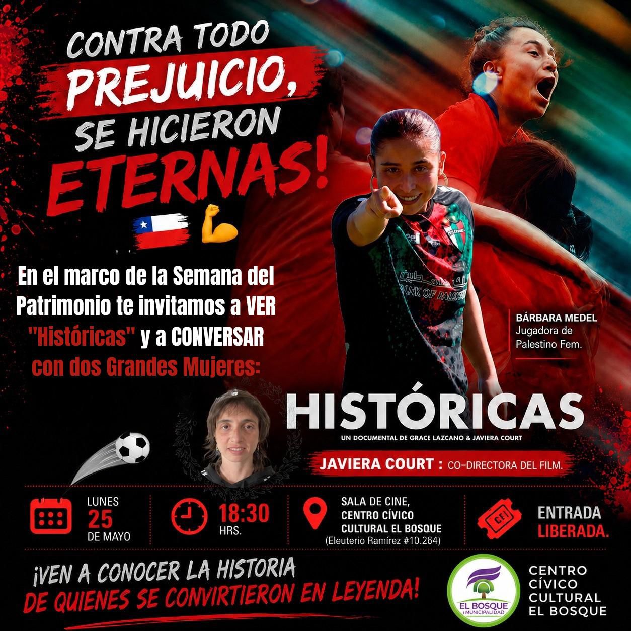 🏛️ El Bosque celebra el Mes de los Patrimonios con un Ciclo de Cine Documental e Identidad Local