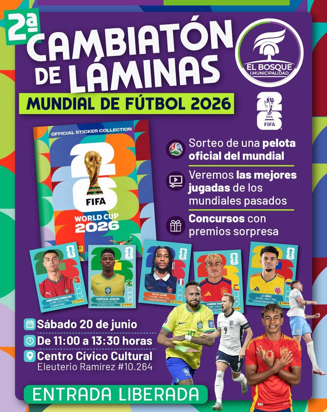 ¡Vuelve la Gran Cambiatón Mundialista a El Bosque!: Segunda edición promete prender la fiebre del fútbol